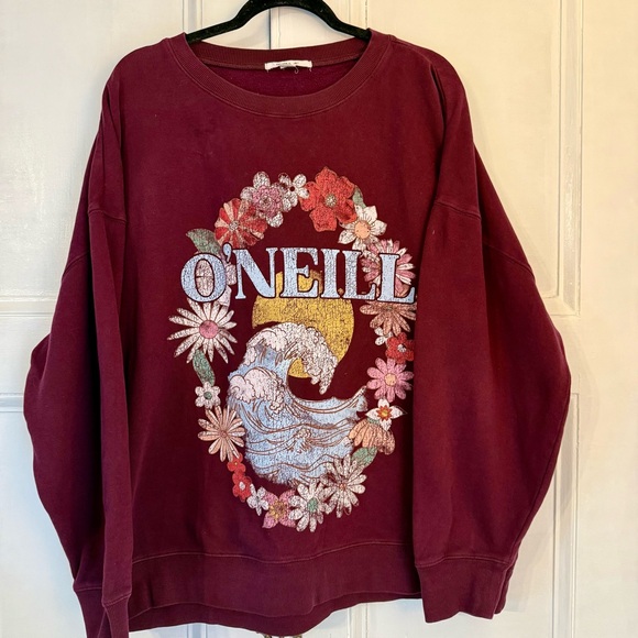 O'Neill Sweaters - O'Neill Tropical Floral Graphic Crewneck Sweatshirt - XL
